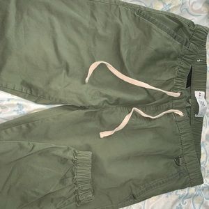 Green cotton on drake jogger